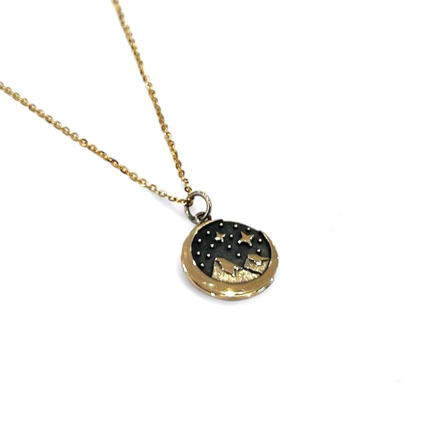 Snow Cap Mountain Necklace