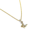 14KT Gold Plated Tiny Butterfly Necklace