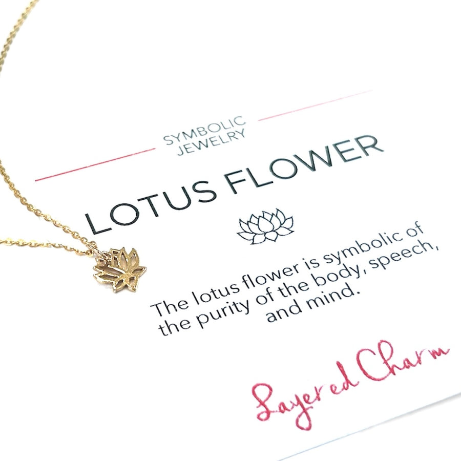 Small Lotus Necklace