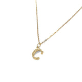 CZ Letter Necklaces