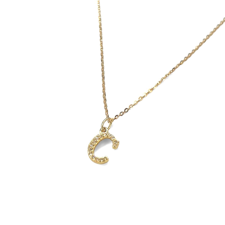 CZ Letter Necklaces