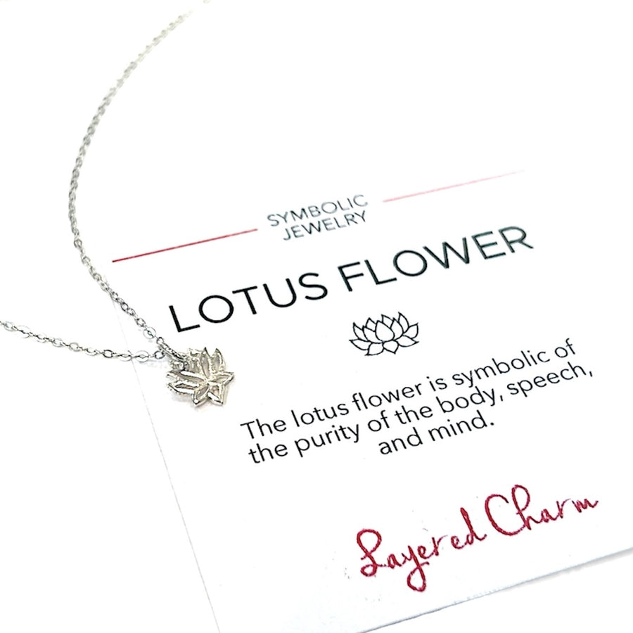 Small Lotus Necklace