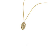 14KT Plated Anatomical Heart Necklace