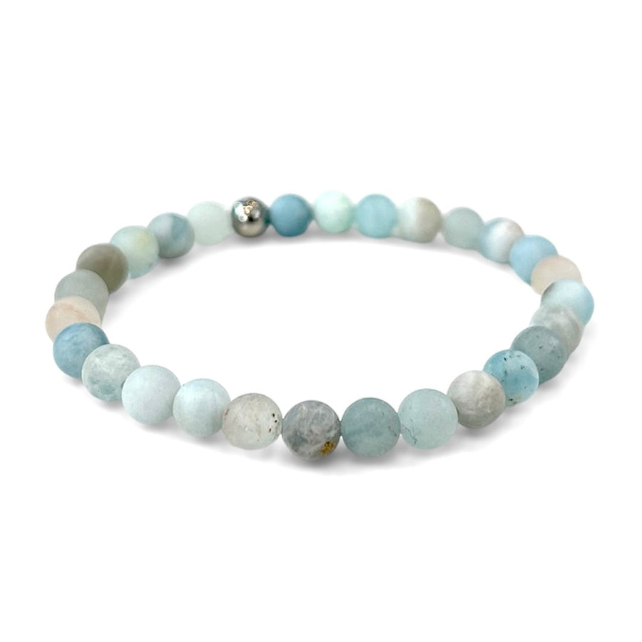 Aquamarine Stone Bracelet