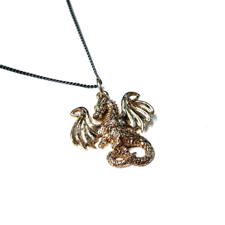 Detailed Dragon Necklace