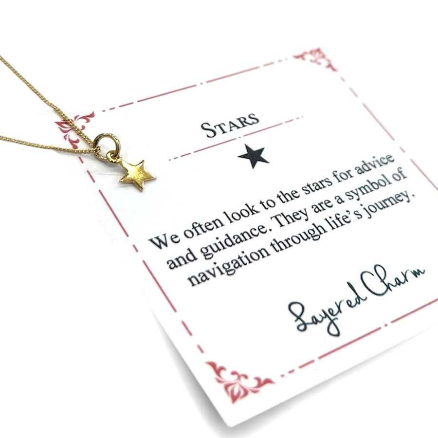 14KT Gold Plated Star Necklace