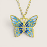 Prism Butterfly Necklace