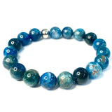 Blue Apatite Stone Bracelet