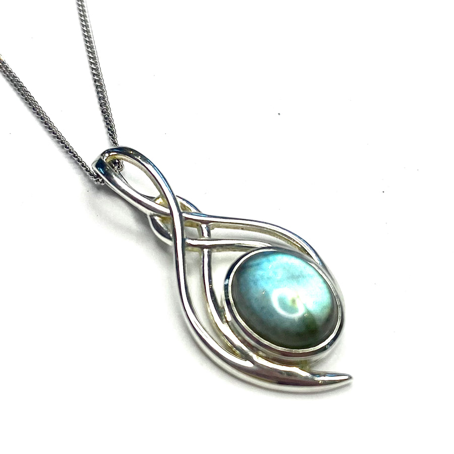 Swirl Semi-Precious Necklace
