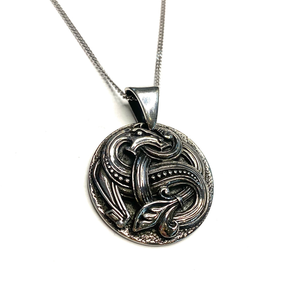 Interwoven Dragon Necklace