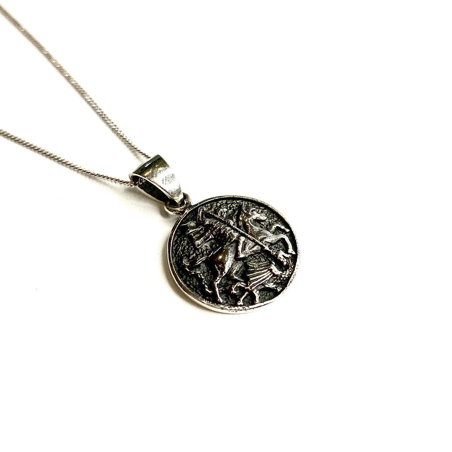 Strength of a Viking - Odin Riding Horse Necklace