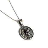 Strength of a Viking - Vegvisir Skull Necklace