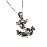 Detailed Anchor Necklace