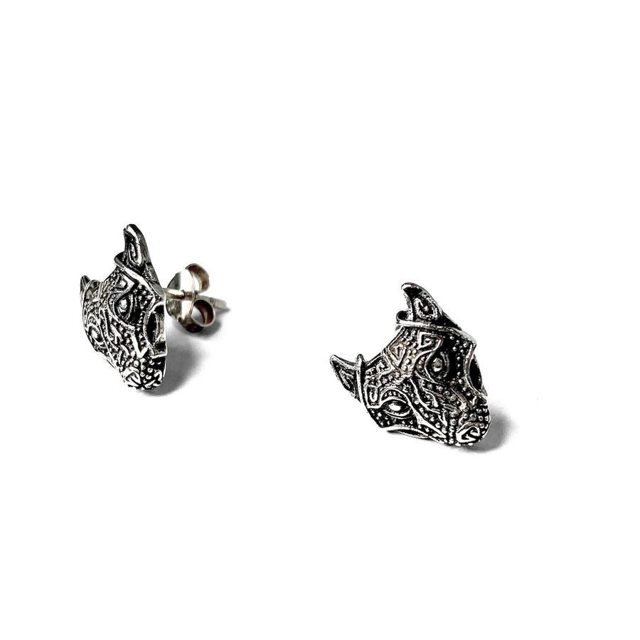 Celtic Knot Viking Wolf Earrings