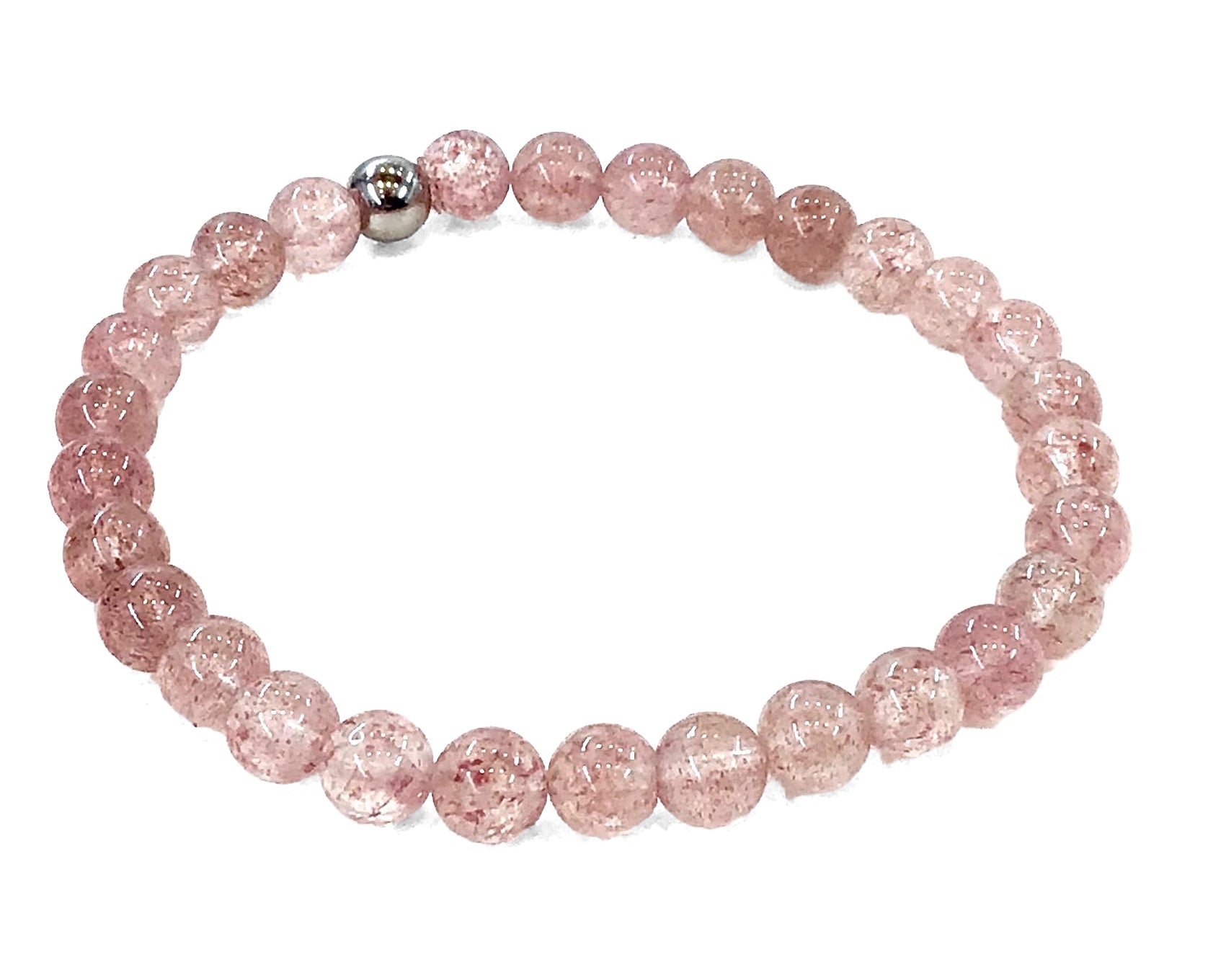 Strawberry Quartz Stone Bracelet