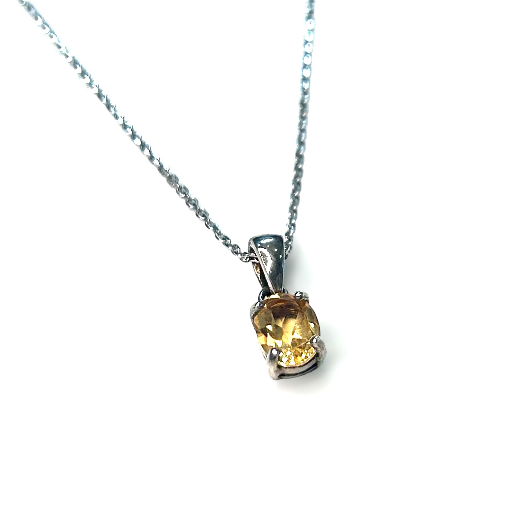 Gemstone Solitaire Necklace