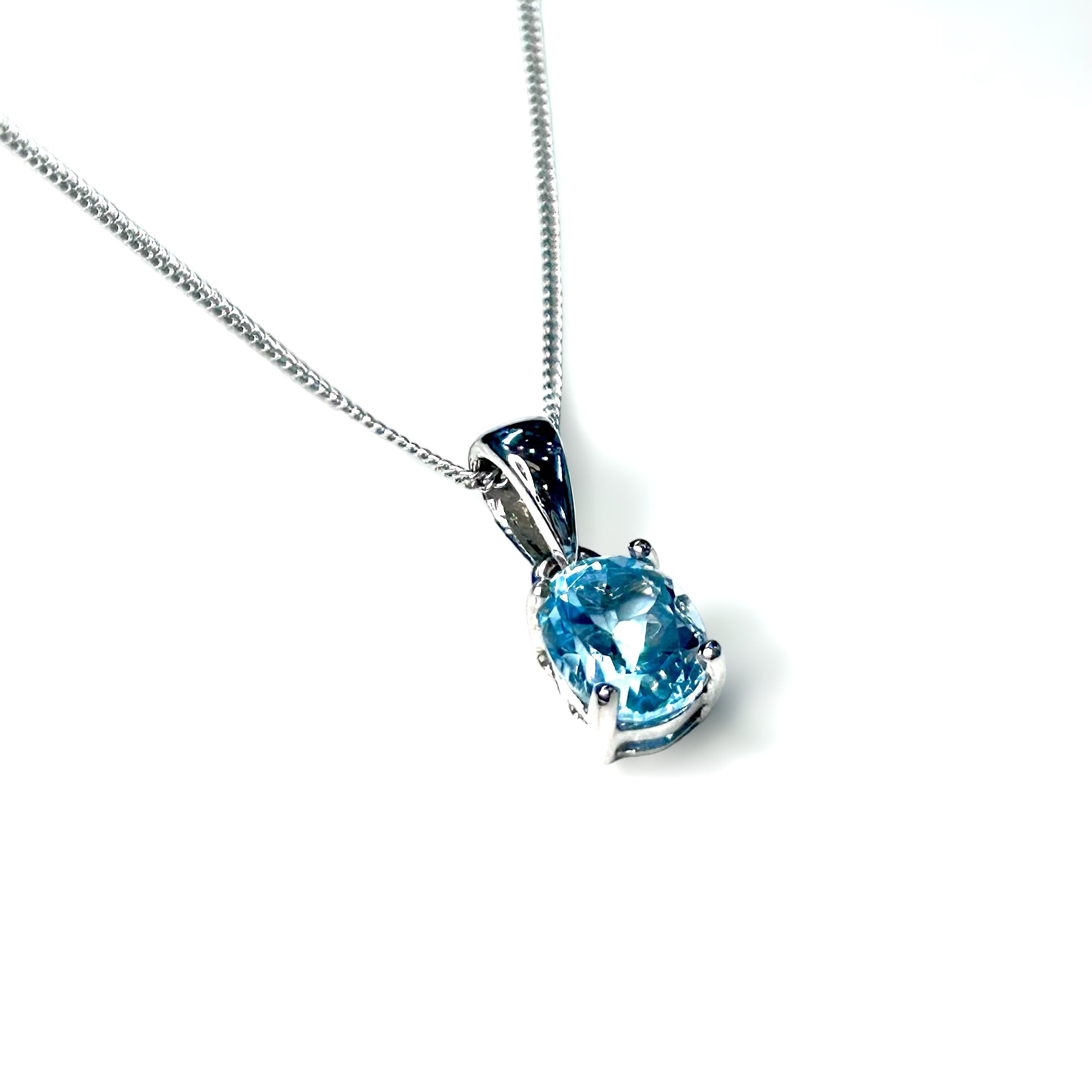 Gemstone Solitaire Necklace