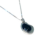 Oval Free-Form Gemstone Necklace