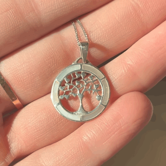 Border Shell Tree of Life Necklace