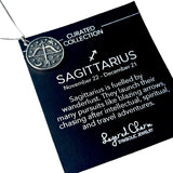 Sagittarius Double-Sided Coin Zodiac Necklace