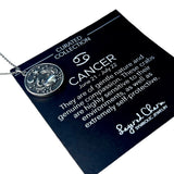 Cancer Double-Sided Coin Zodiac Necklace