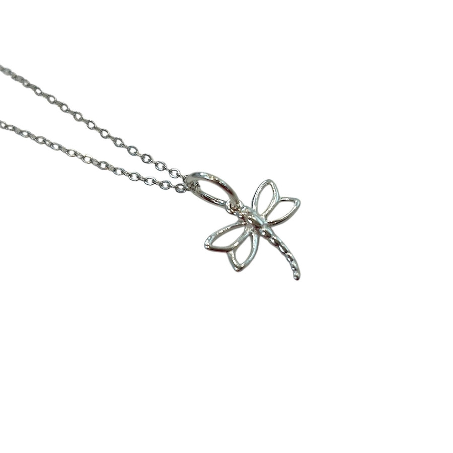 Dragonfly Outline Necklace