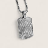 The Frostplate – Iced Dog Tag Necklace