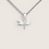 Shell Dragonfly Necklace