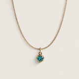 Bronze CZ Birthstone Necklace
