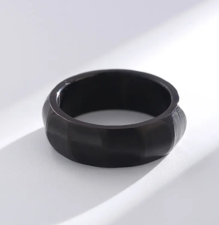 Stainless Steel Divot Ring