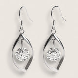 Moonlit Marquise – Sterling Silver CZ Earrings
