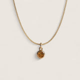 Bronze CZ Birthstone Necklace