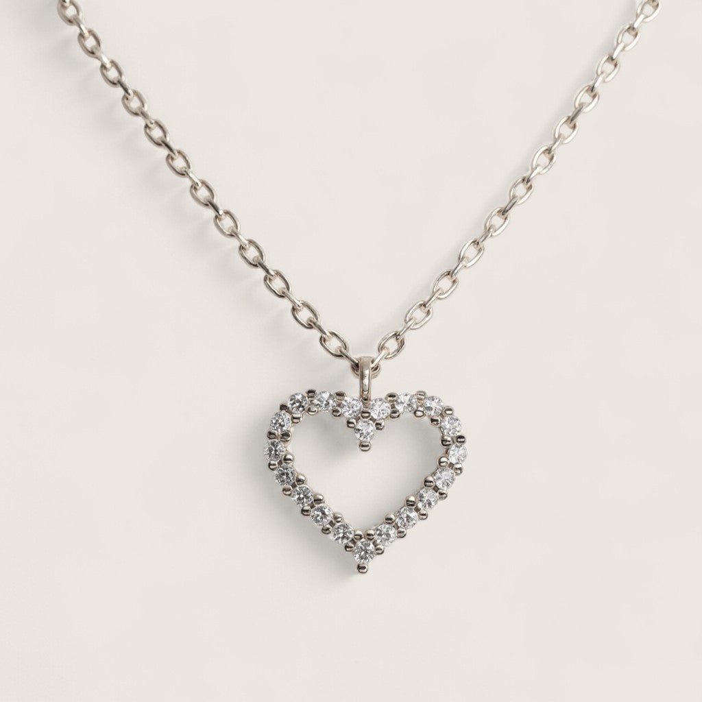 Radiant Heart – Sterling Silver Necklace