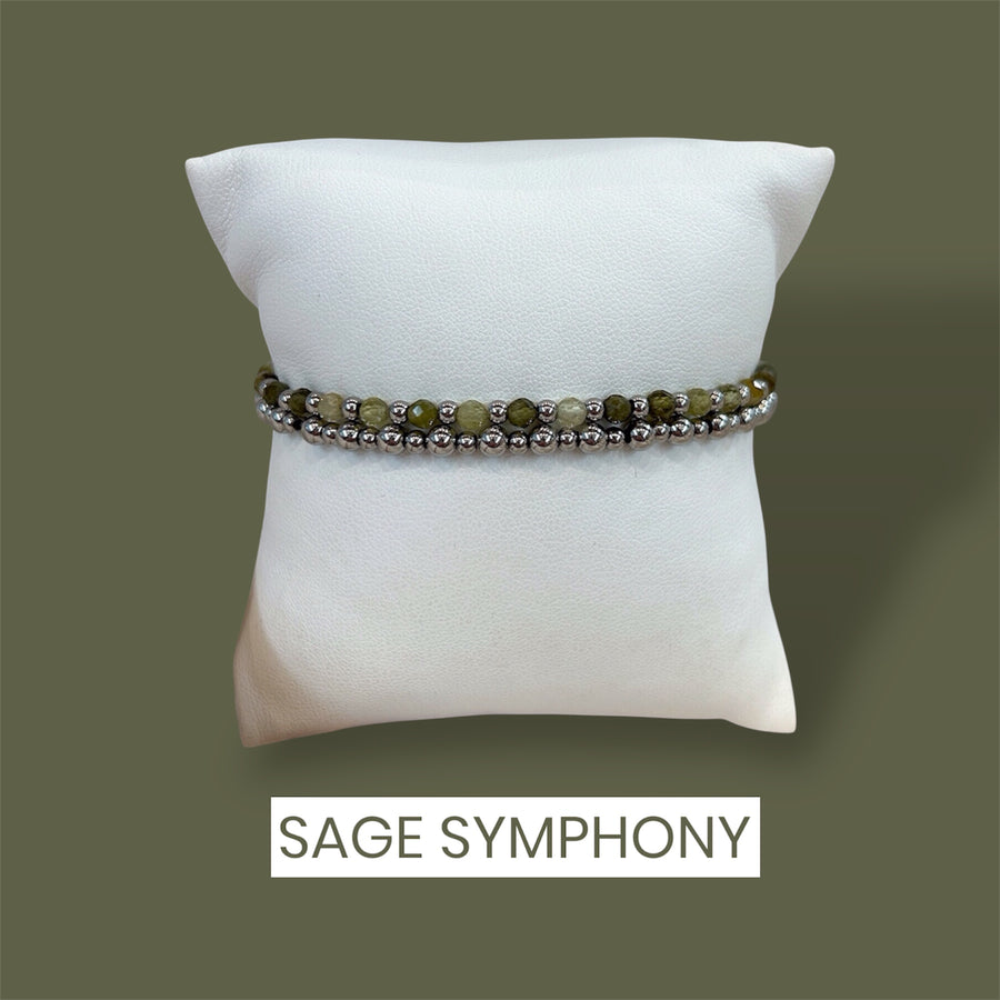 Sage Symphony Bracelet Collection