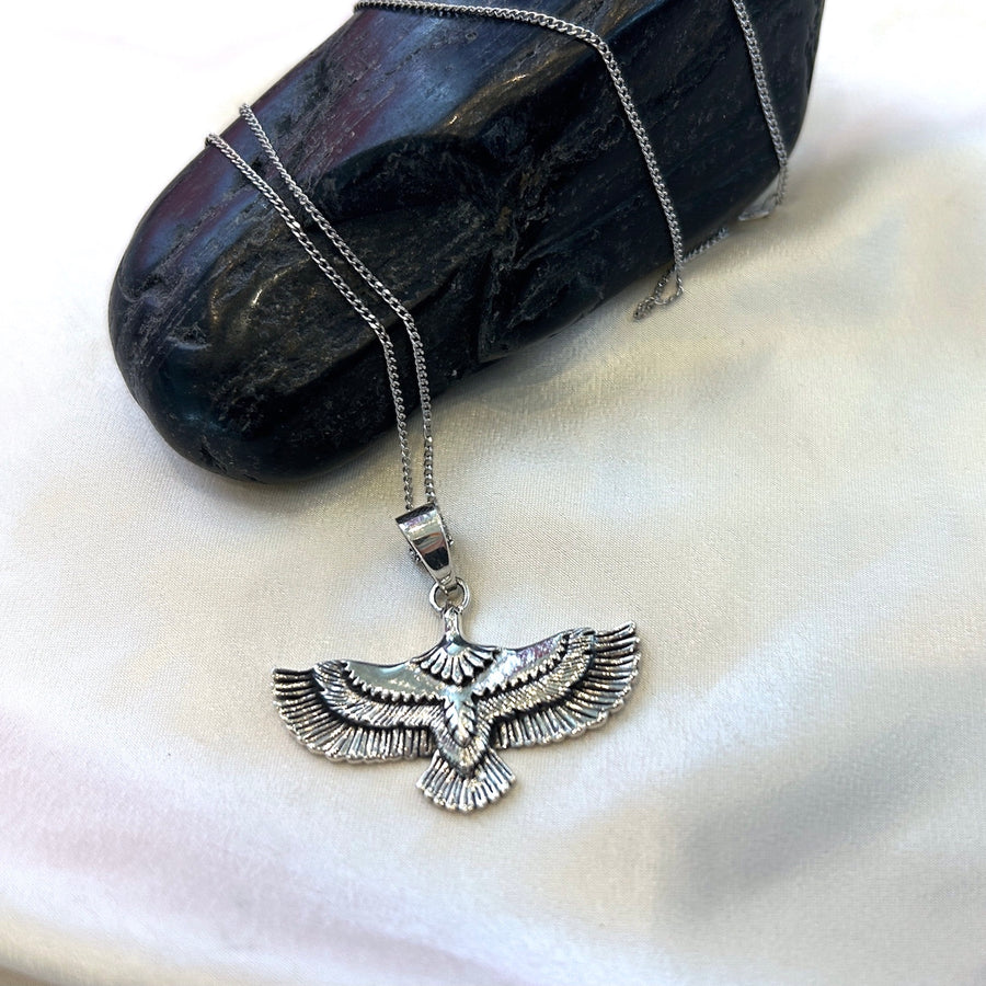 Eagle Facing Up Necklace