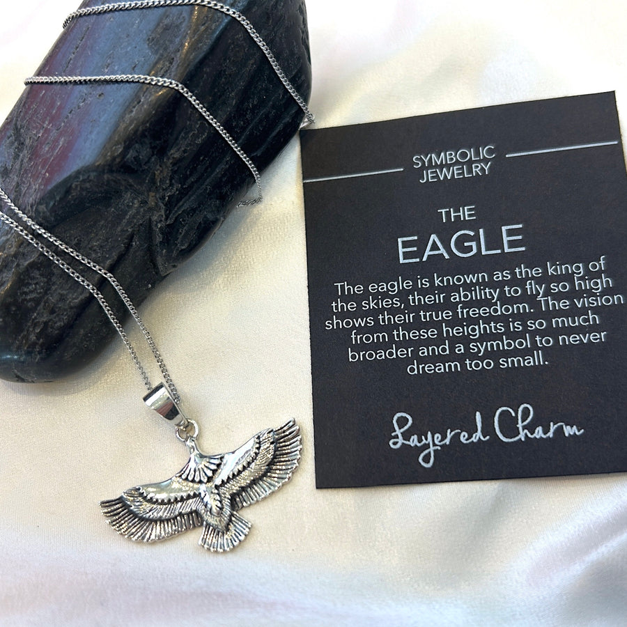 Eagle Facing Up Necklace