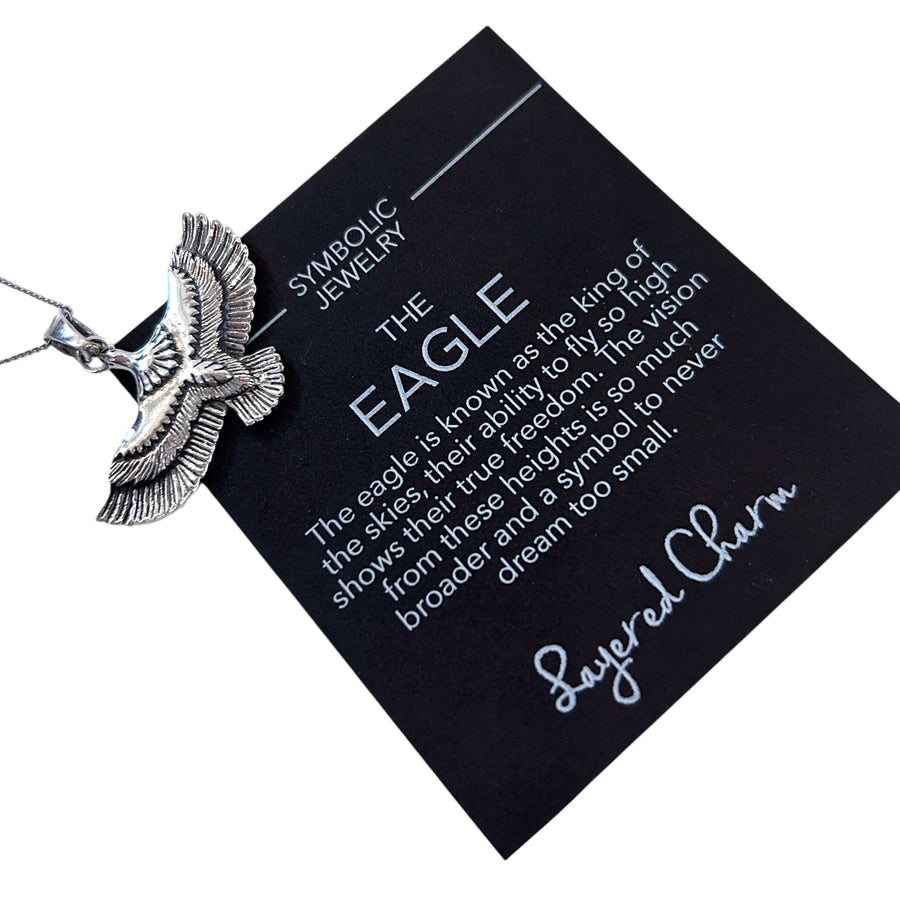 Eagle Facing Up Necklace