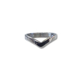 Steel Chevron V Shape Ring