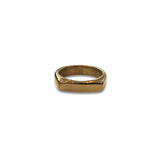 Steel Thin Rectangle Signet Ring