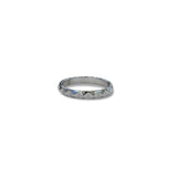 Steel Divot Thin Ring