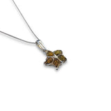 Flower Amber Necklace