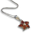 Flower Amber Necklace