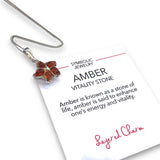 Flower Amber Necklace