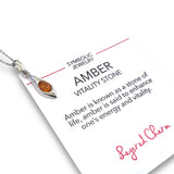 Droplet Amber Necklace