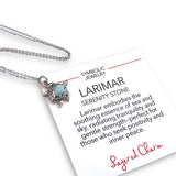 Larimar Turtle Necklace