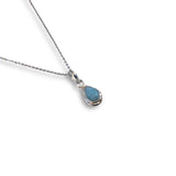 Larimar Teardrop Necklace