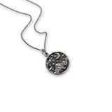 Moon Stars Mountain Necklace