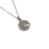 Filigree Tree of Life Shell Necklace