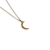 14KT Plated Moon Necklace