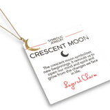 14KT Plated Moon Necklace